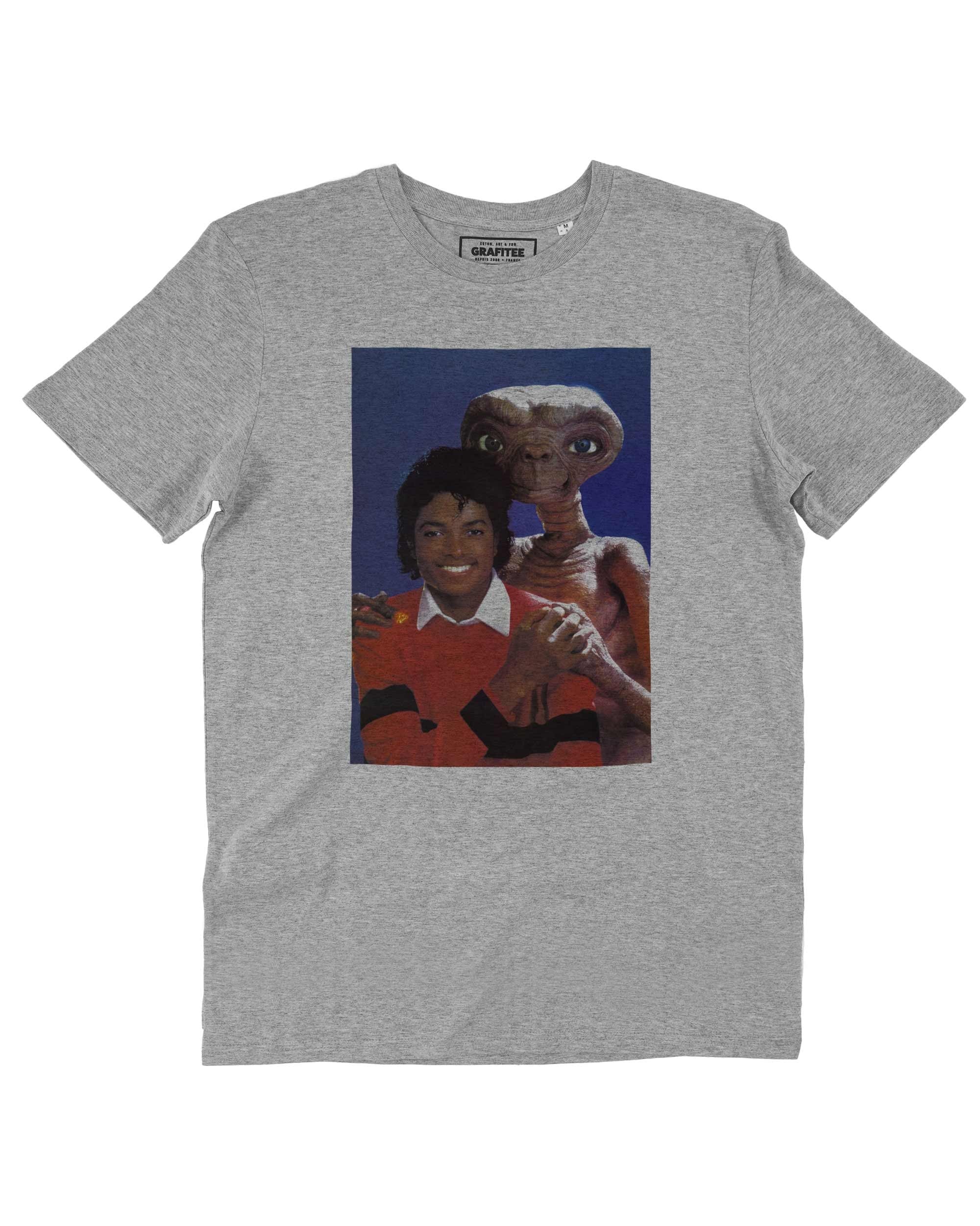 T-shirt M.J x E.T de couleur Blanc par Prand