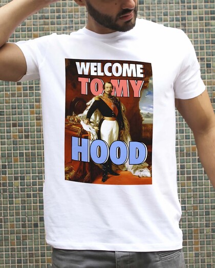 T-shirt Welcome to my Hood Grafitee