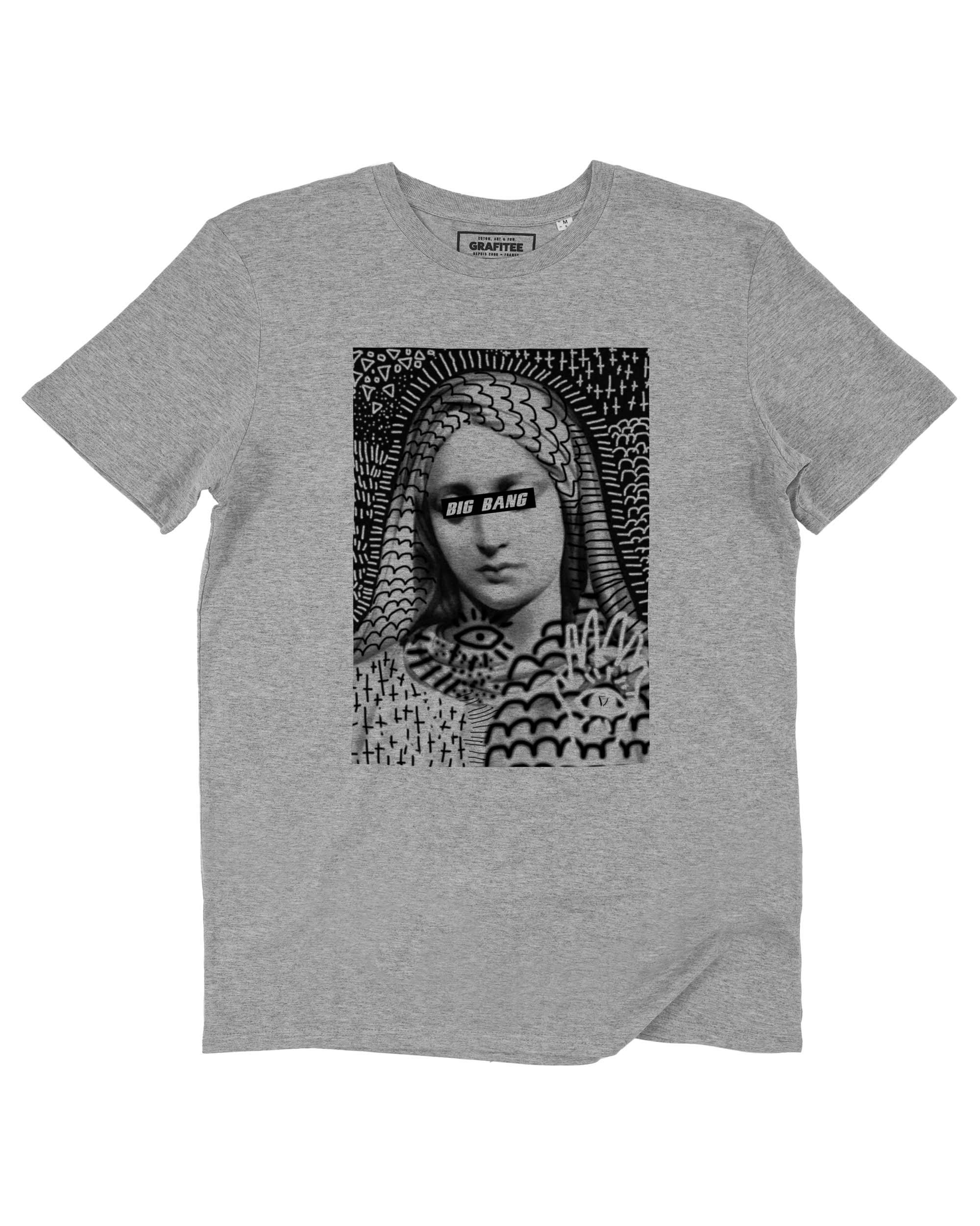 T-shirt Big Bang de couleur Blanc par Hexagone