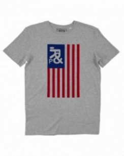 T-shirt Drapeau USA Grafitee