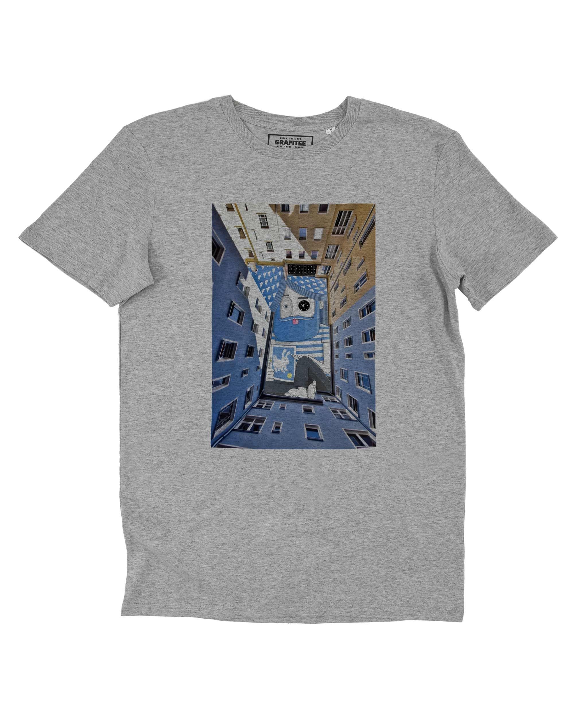T-shirt L'Enfant et Le Lapin de couleur Blanc par Thomas Lamadieu