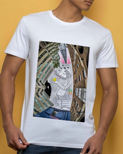 T-shirt Lapin de Londres Grafitee