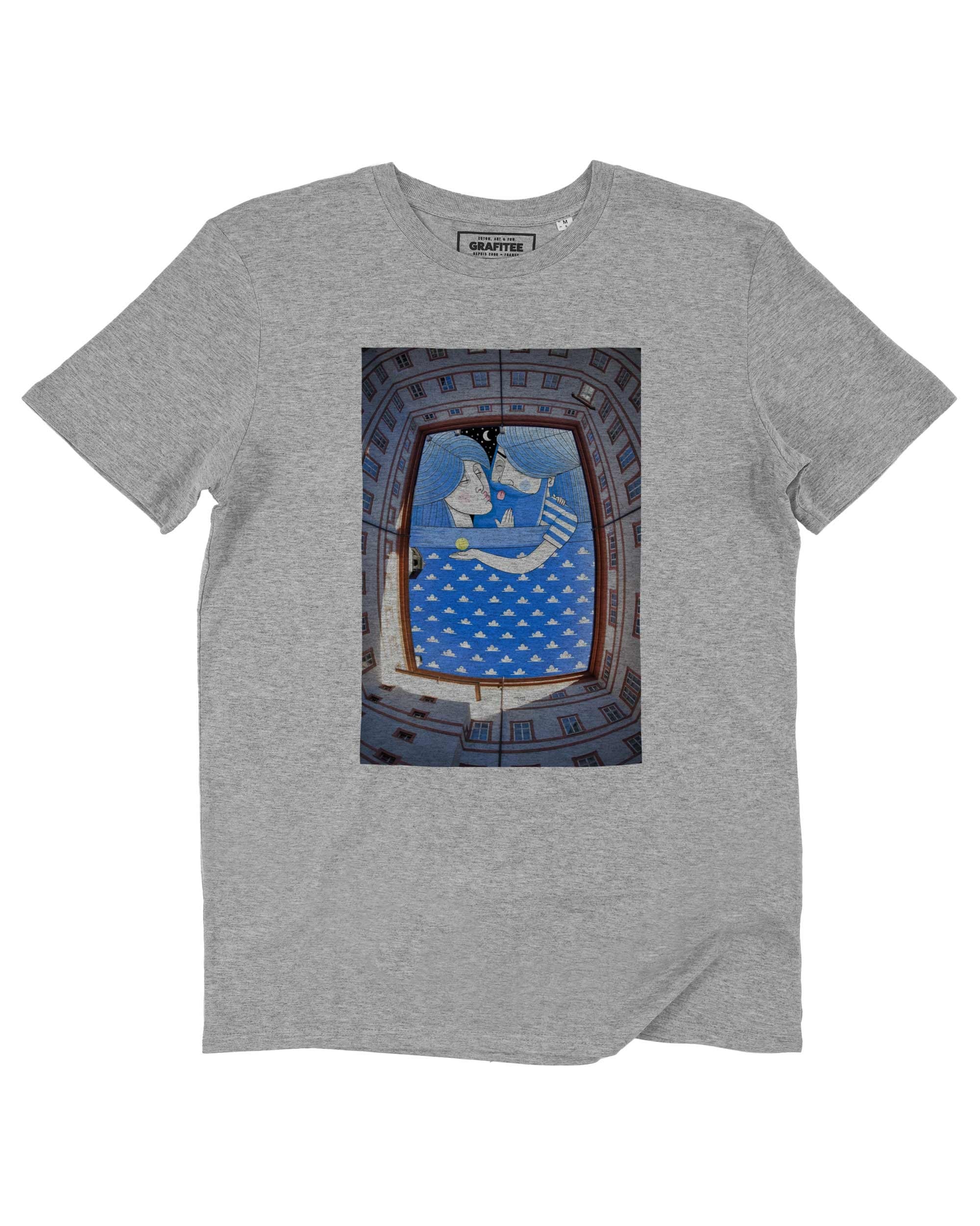 T-shirt Couple de Salzburg de couleur Blanc par Thomas Lamadieu