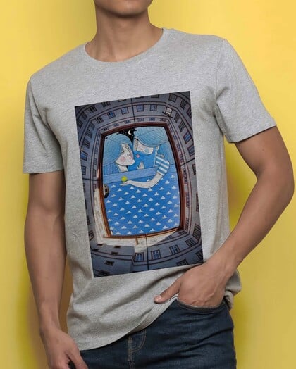 T-shirt Couple de Salzburg Grafitee