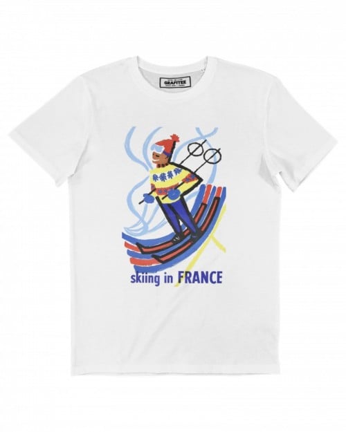 T-shirt Skiing in France Grafitee