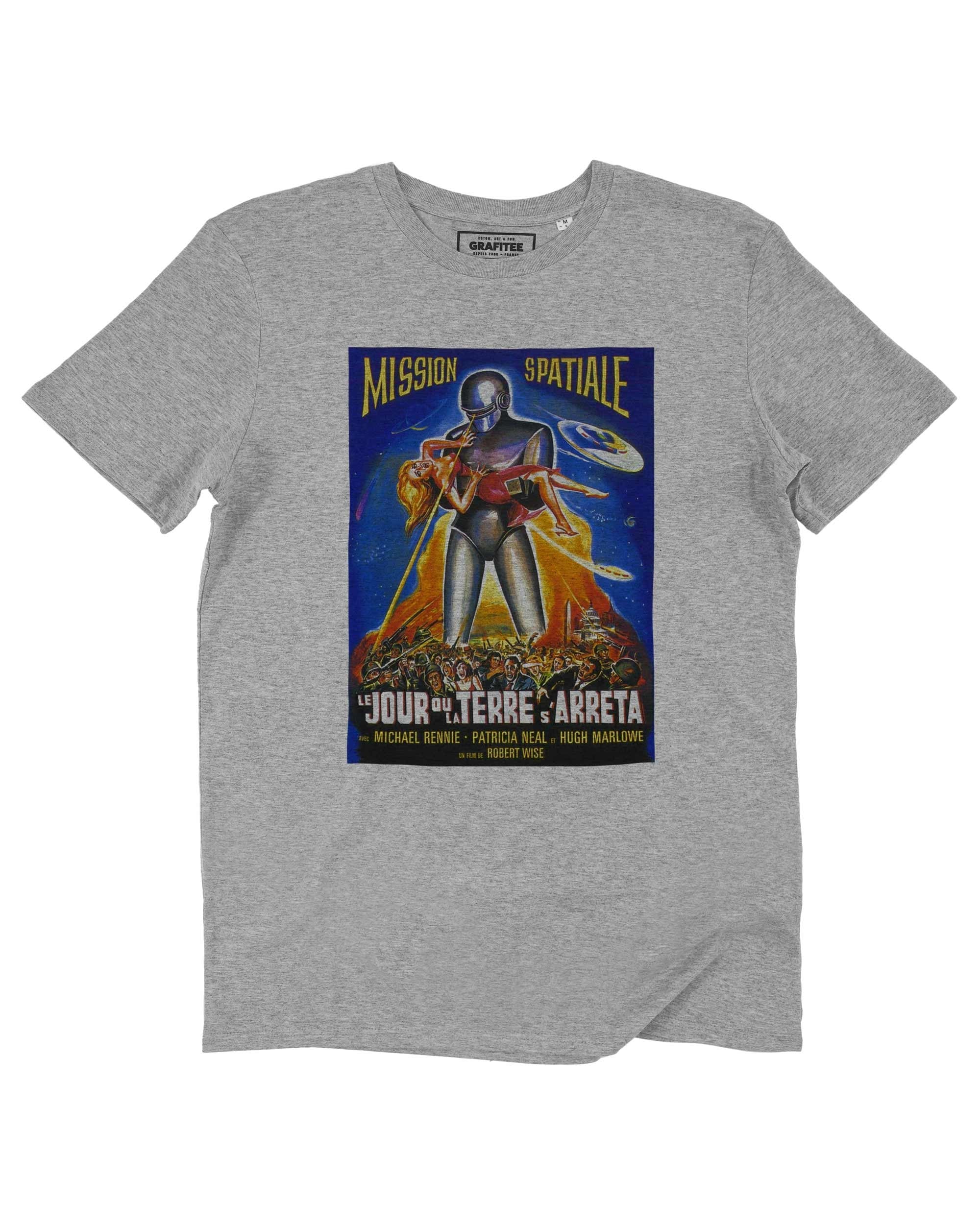 T-shirt Le Jour où la Terre s'arrêta de couleur Blanc