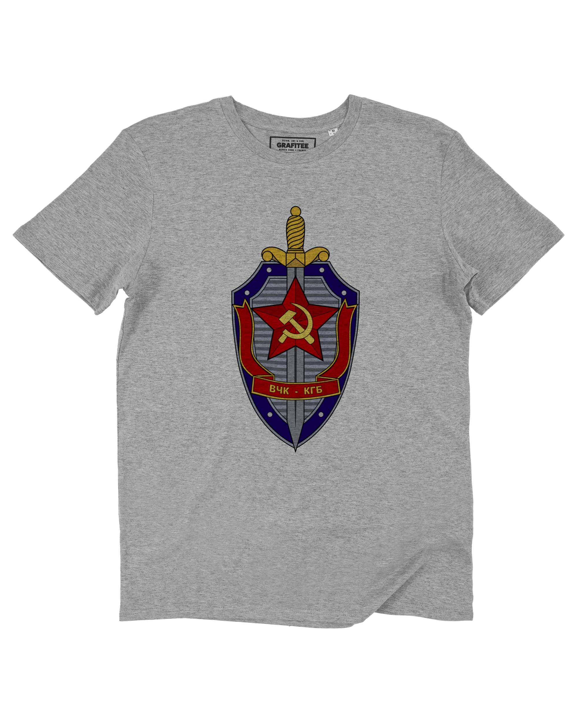 T-shirt KGB de couleur Blanc