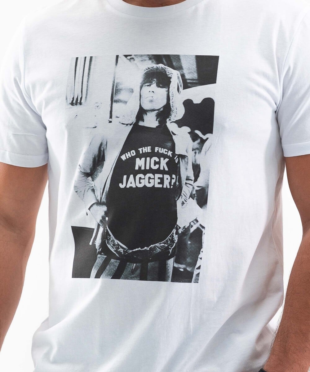 T-shirt Who The Fuck Is Mick Jagger Grafitee