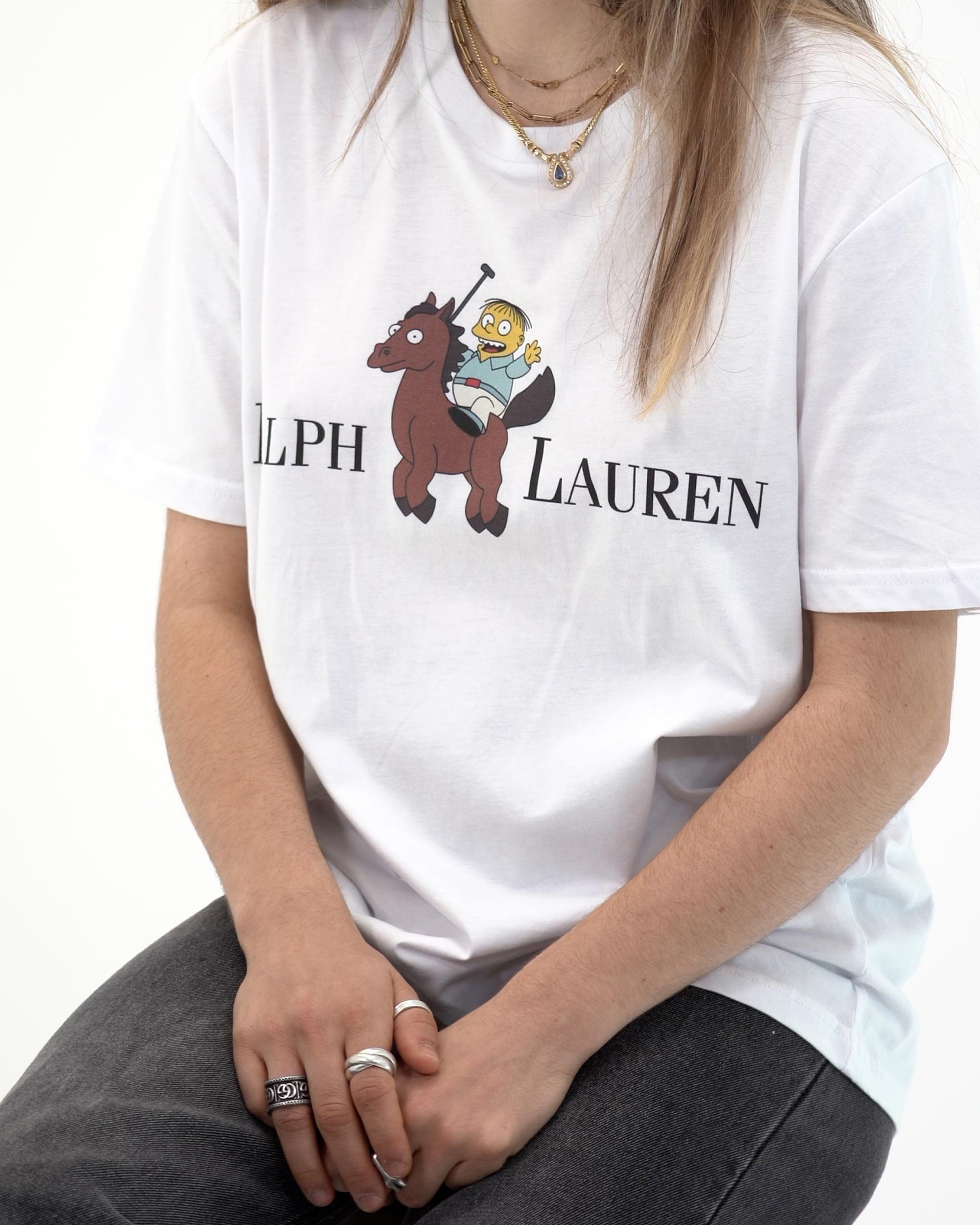 T-shirt Ralph Lauren de couleur Blanc