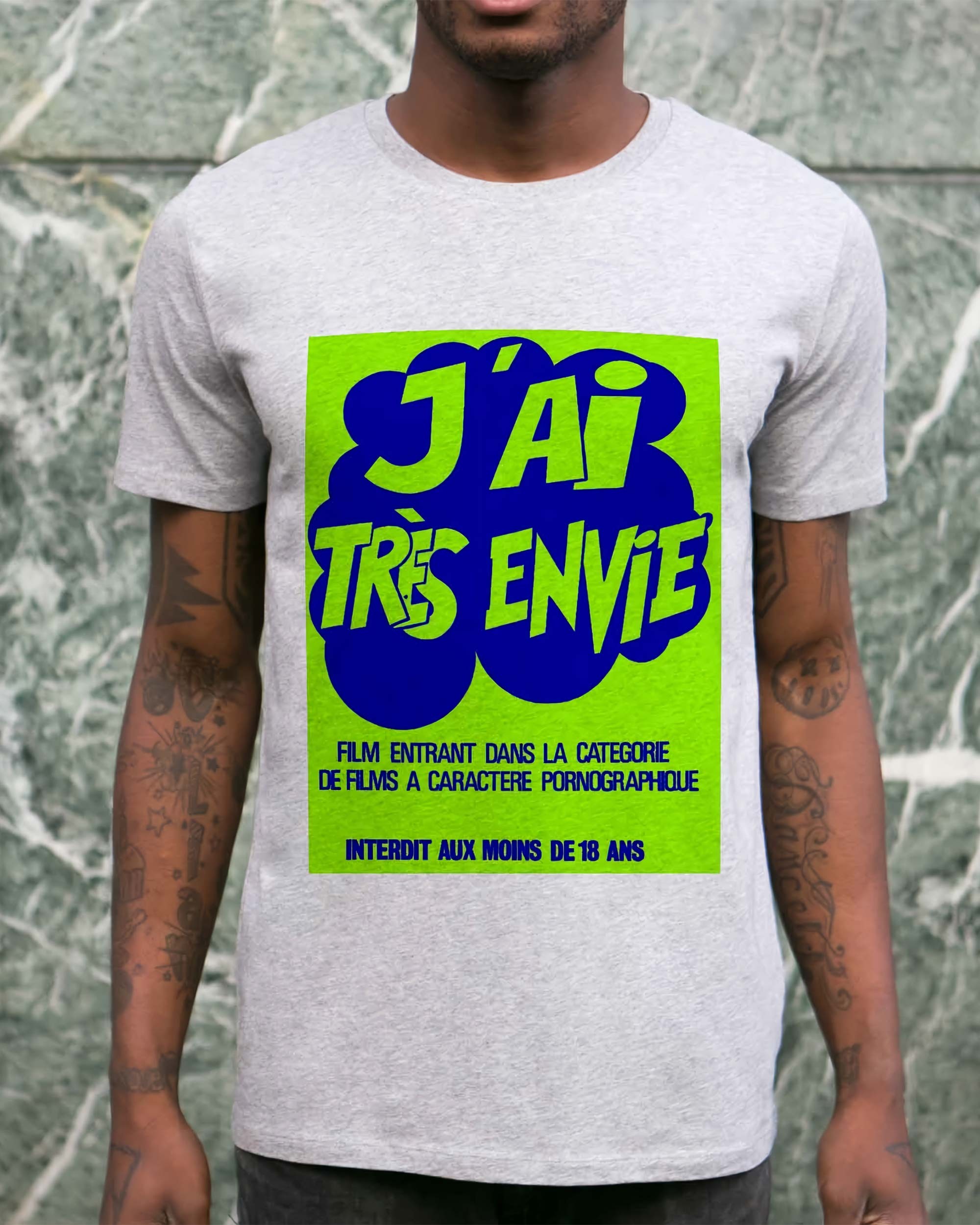 T-shirt J'ai Très Envie de couleur Blanc