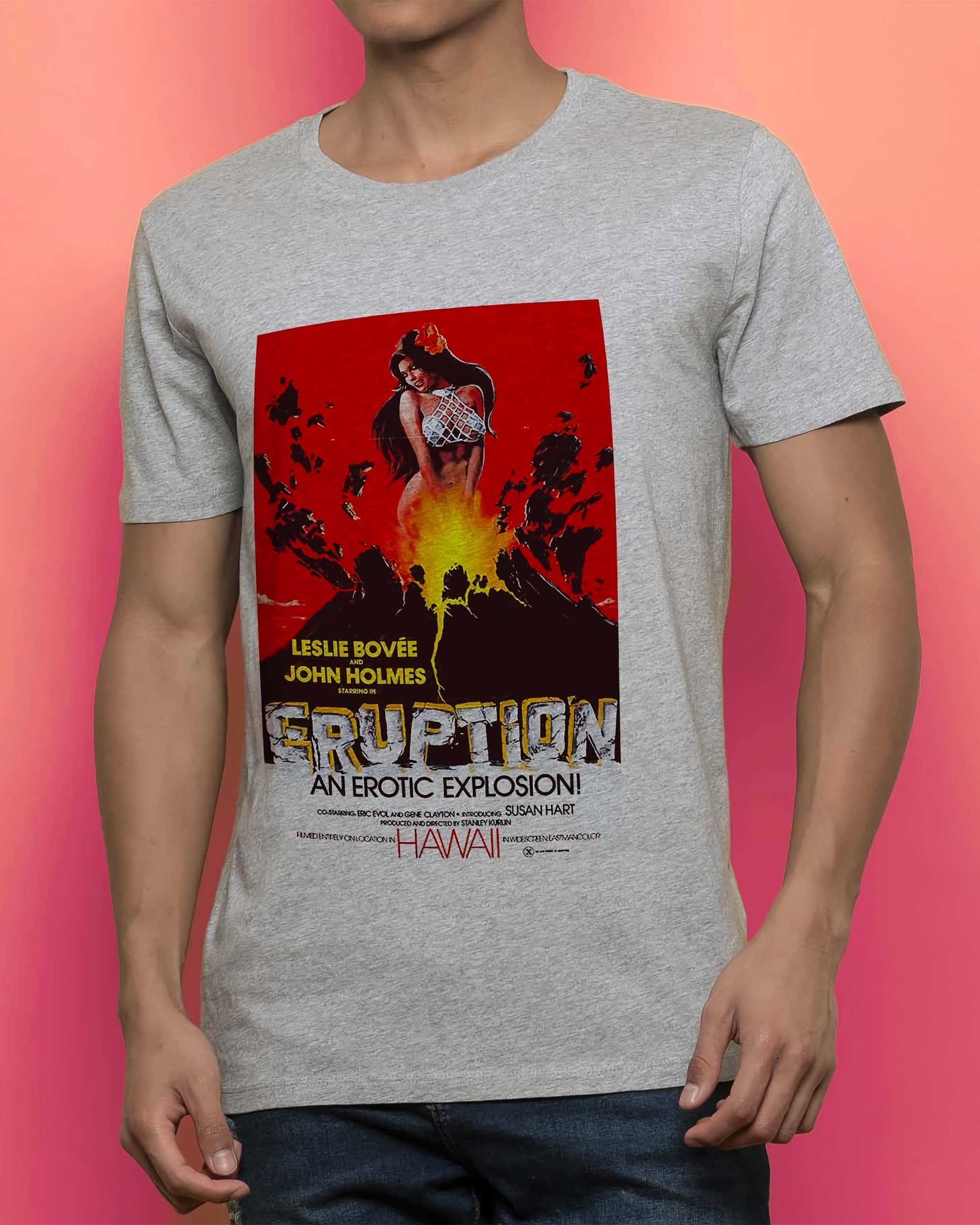 T-shirt Eruption de couleur Blanc