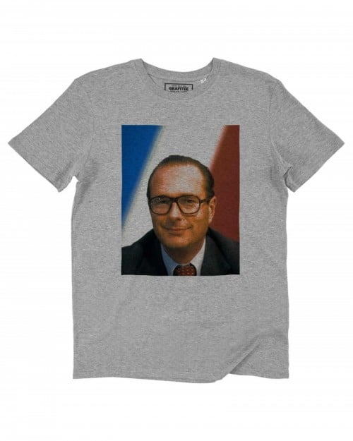 T-shirt Chirac Bleu Blanc Rouge Grafitee