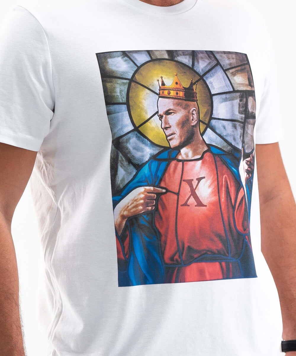 T-shirt Zidane Icone Grafitee