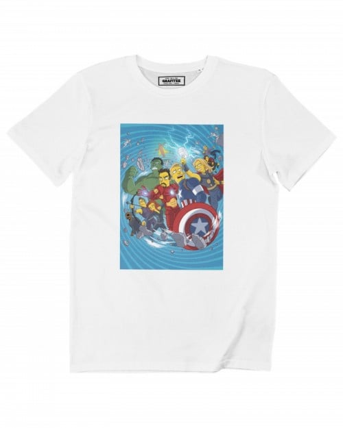 T-shirt Avengers Simpsonized Grafitee