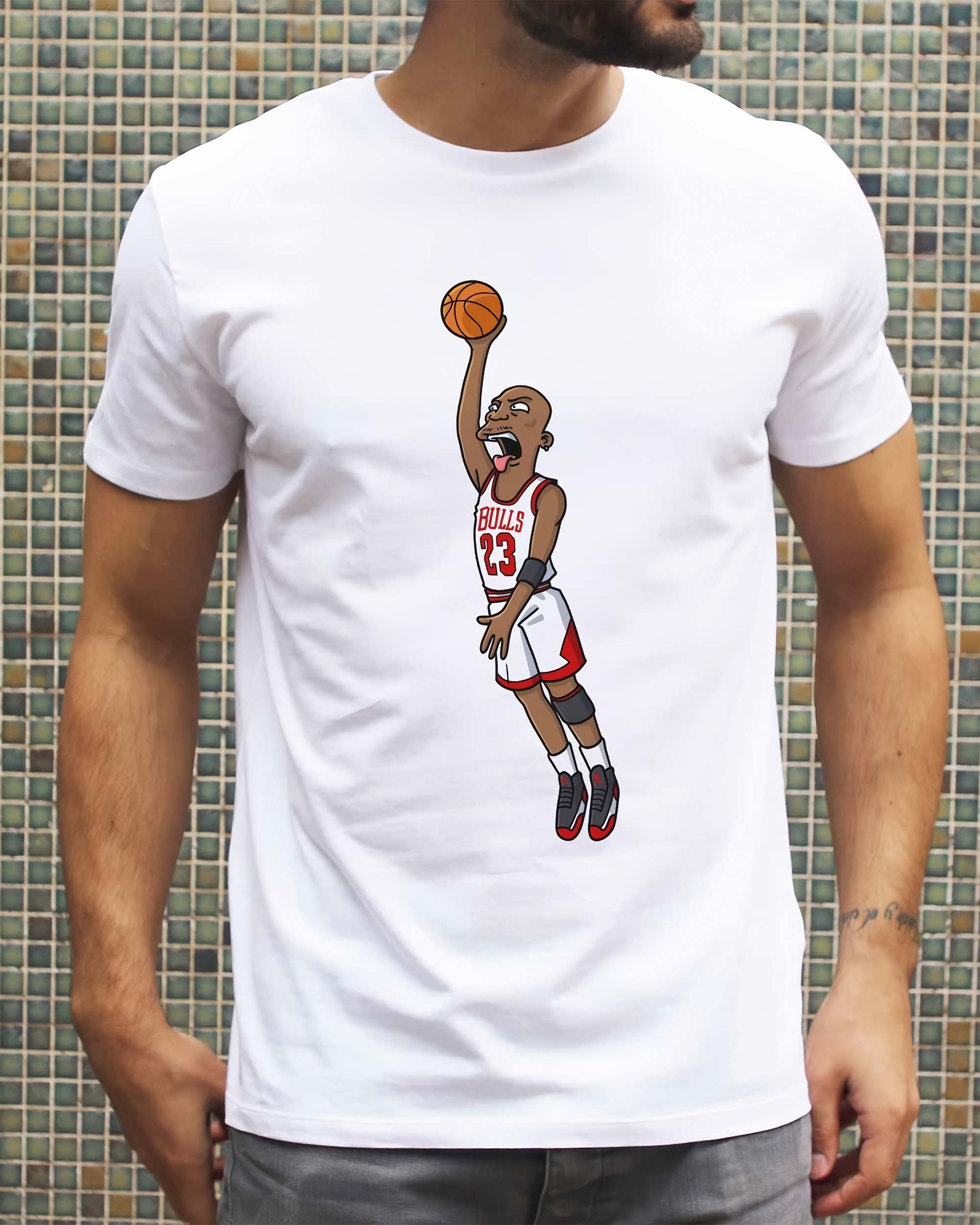 T-shirt Jordan Simpsonized de couleur Blanc par ADN
