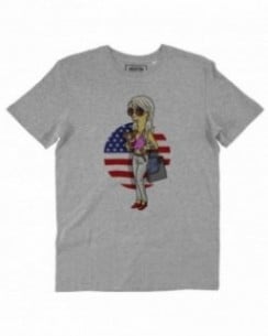 T-shirt Paris Hilton Simpsonized Grafitee