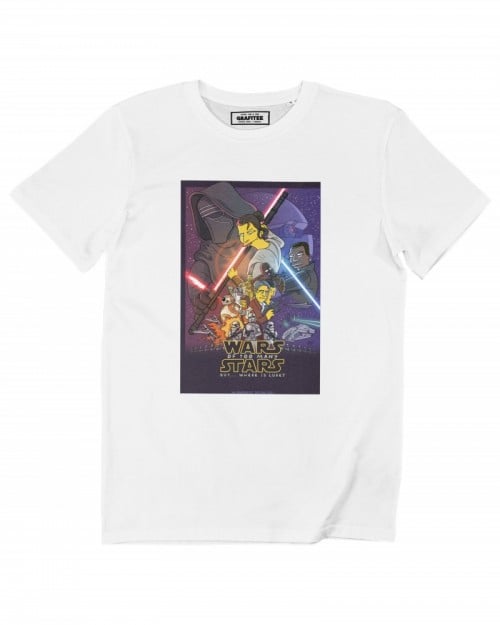 T-shirt Star Wars Simpsonized Grafitee