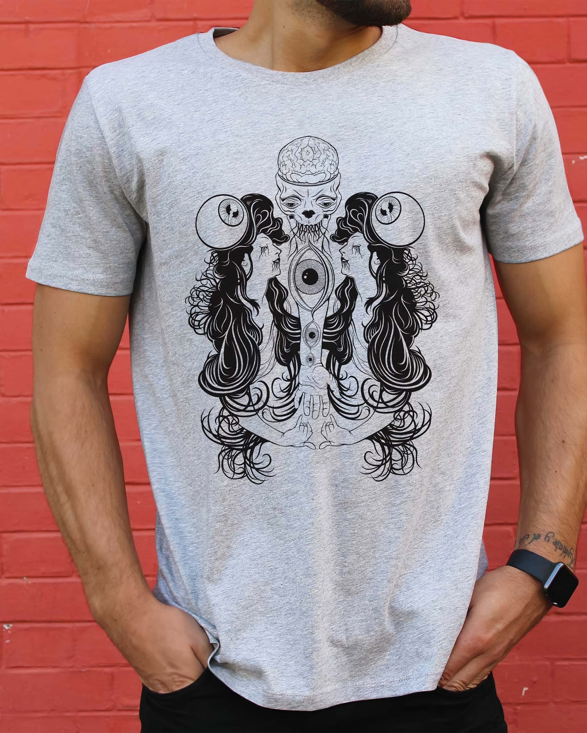 T-shirt Femme Fatale de couleur Blanc par Coontak