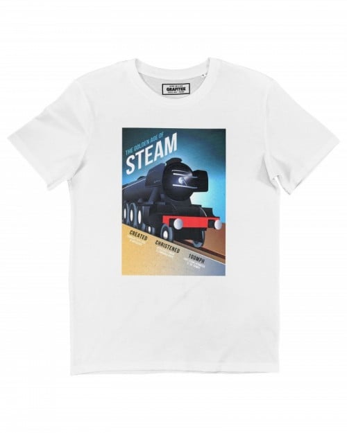T-shirt The Golden Age of Steam Grafitee