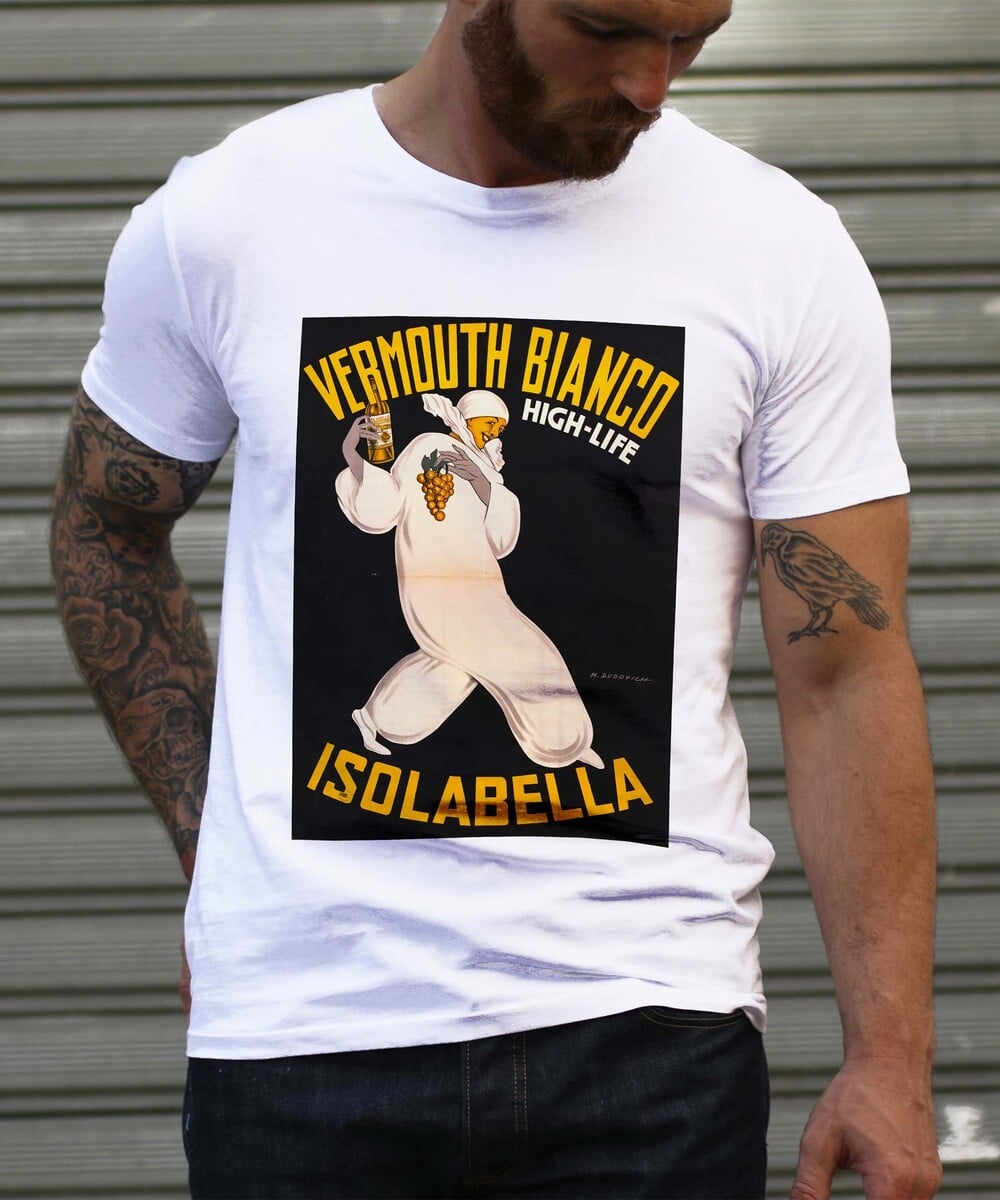 T-shirt Vermouth Bianco Isolabella Grafitee
