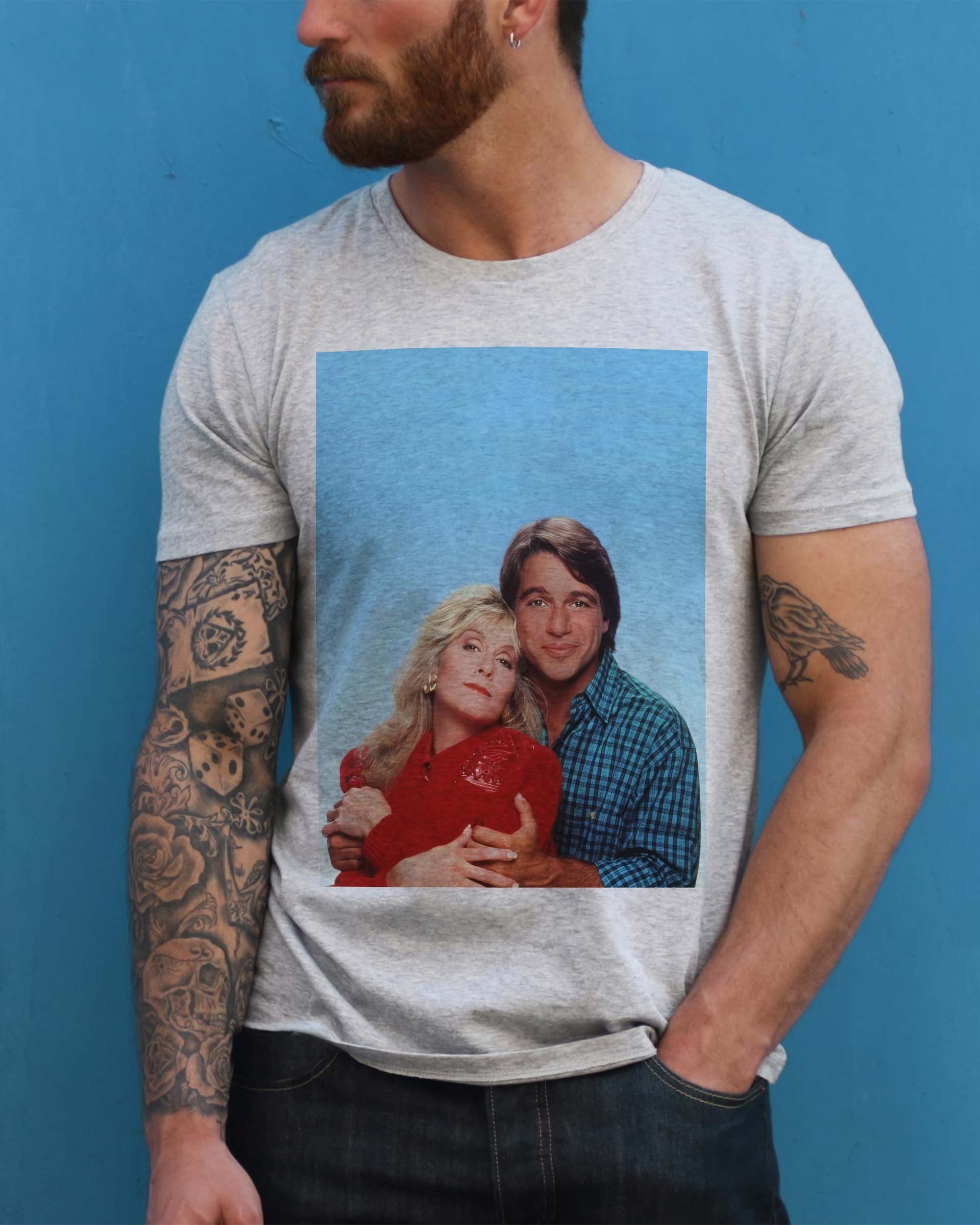 T-shirt Madame est Servie de couleur Blanc