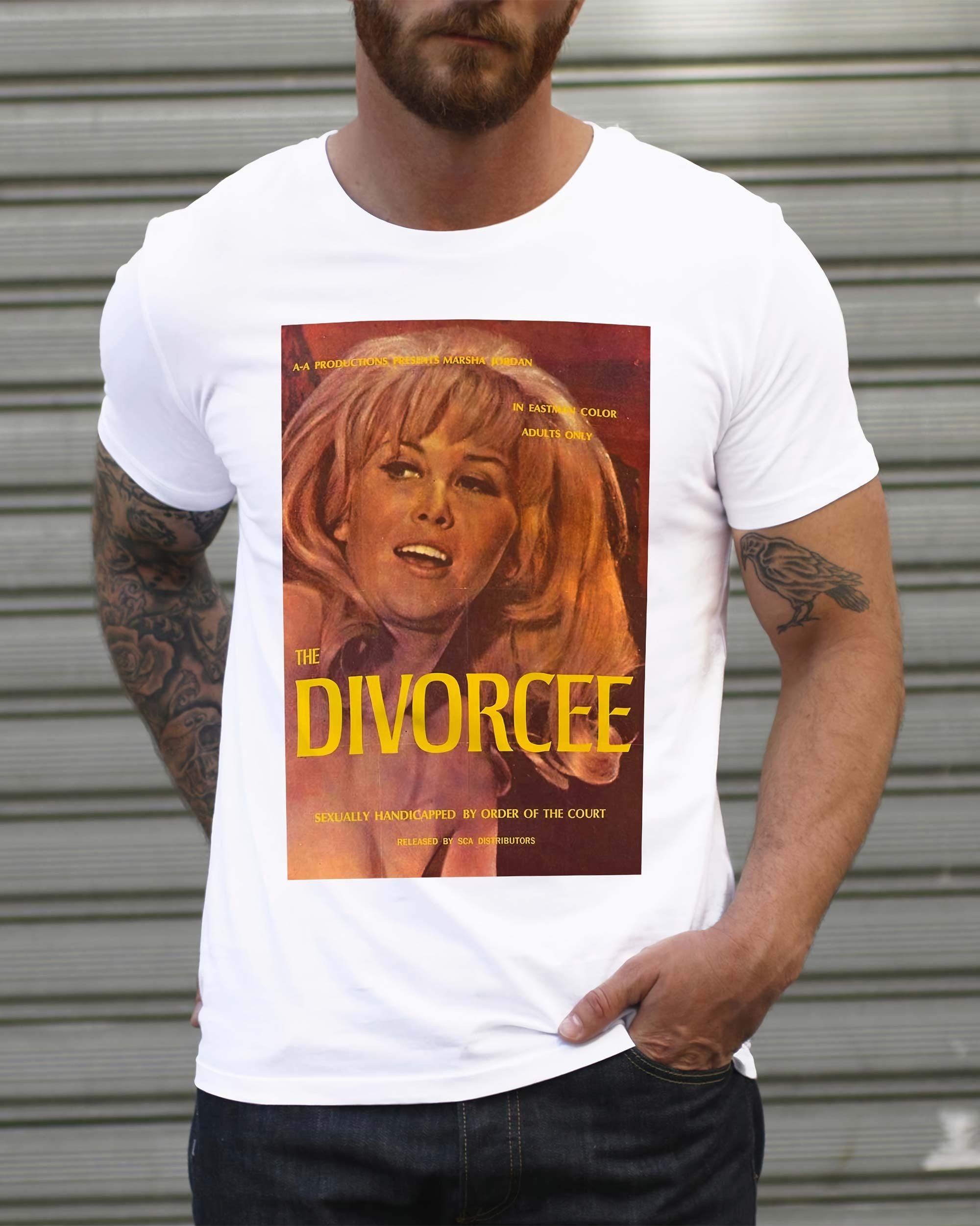 T-shirt The Divorcee de couleur Blanc