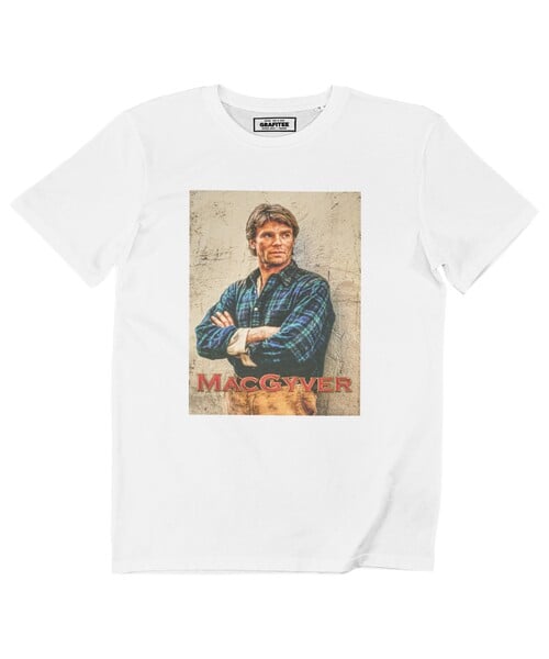 T-shirt Mac Gyver Vintage Grafitee