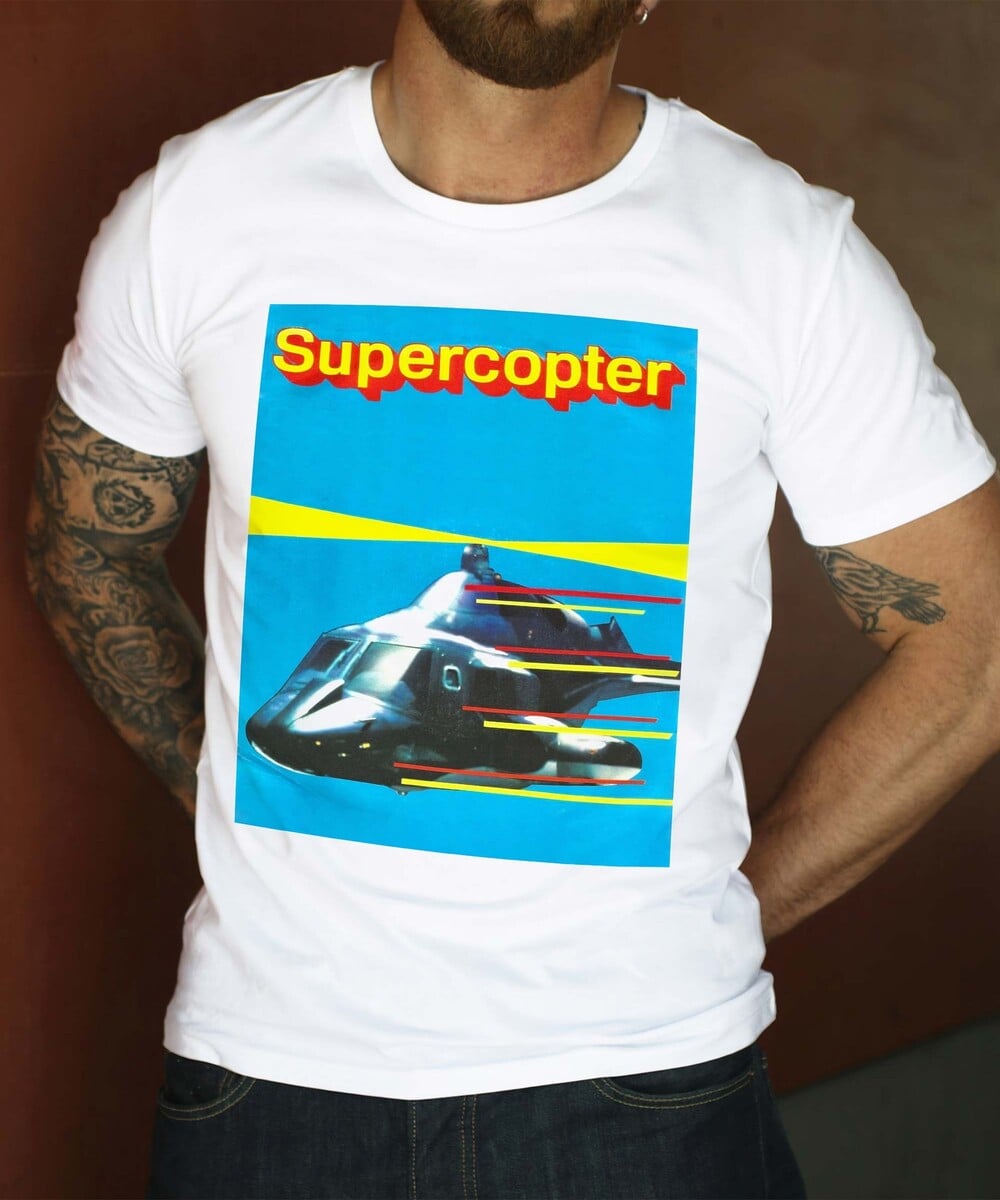 T-shirt Supercopter Grafitee