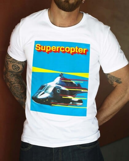 T-shirt Supercopter Grafitee