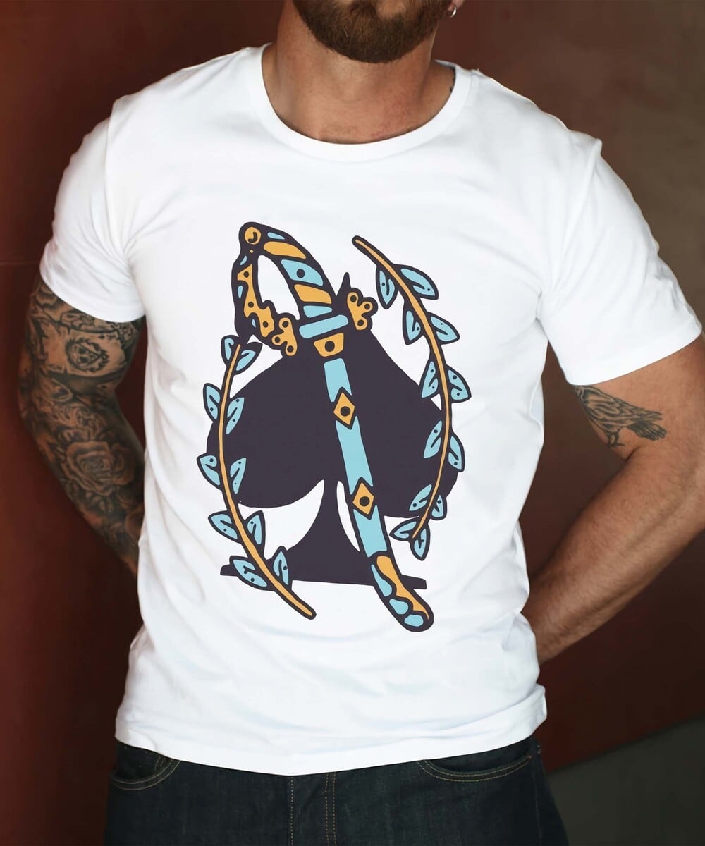 T-shirt Ace Of Spades Grafitee
