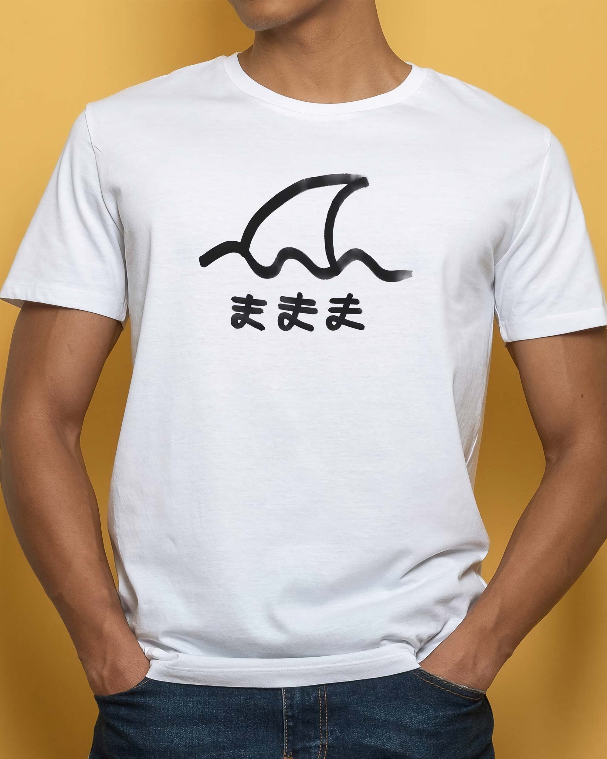 T-shirt Same de couleur Blanc par Aecho