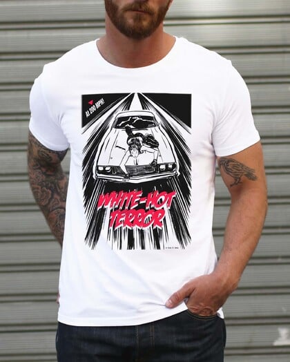 T-shirt White Hot Terror Grafitee