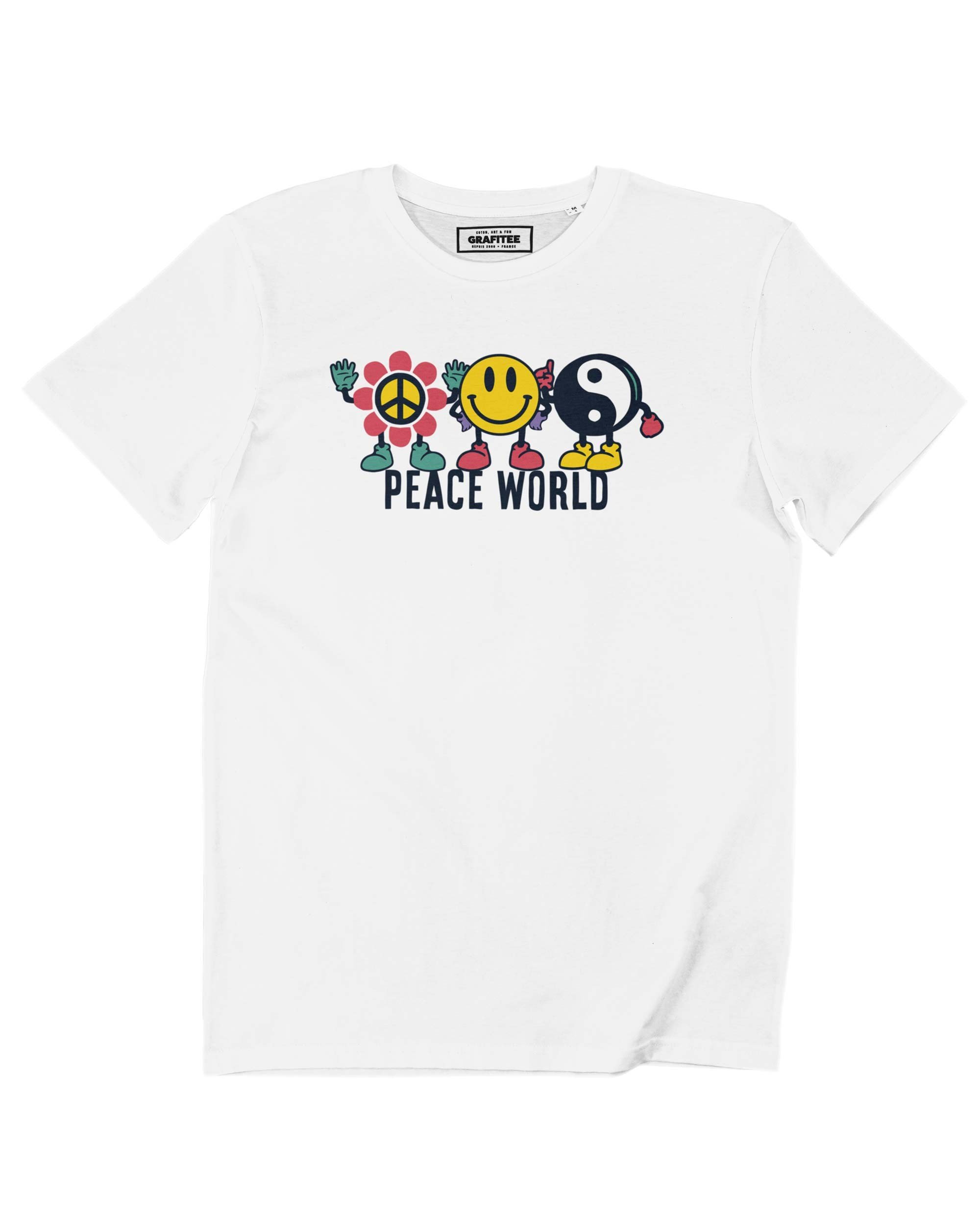 T-shirt Peace World Grafitee