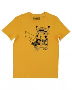 T-shirt Street Pikachu Grafitee