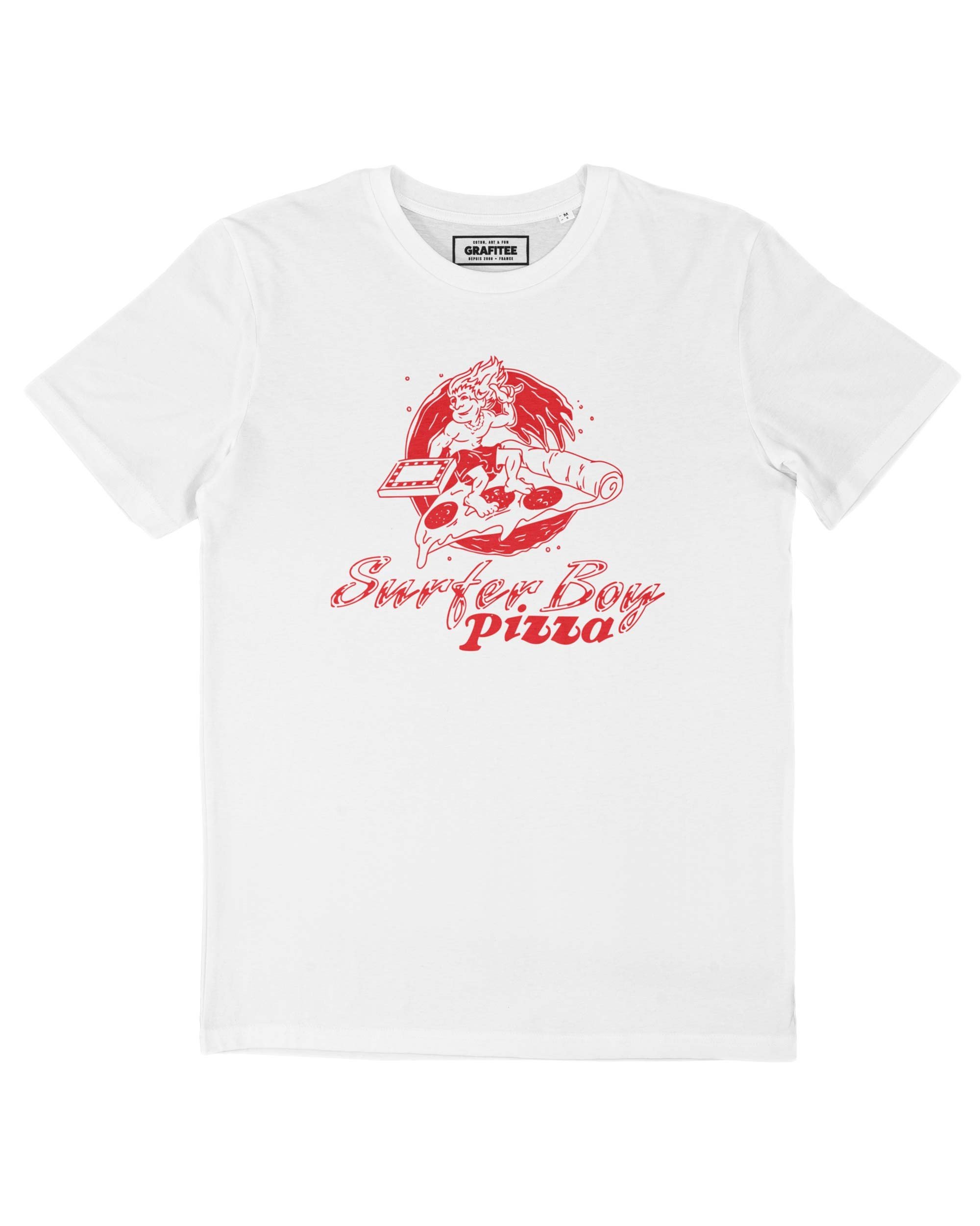 T-shirt Surfer Boy Pizza Grafitee