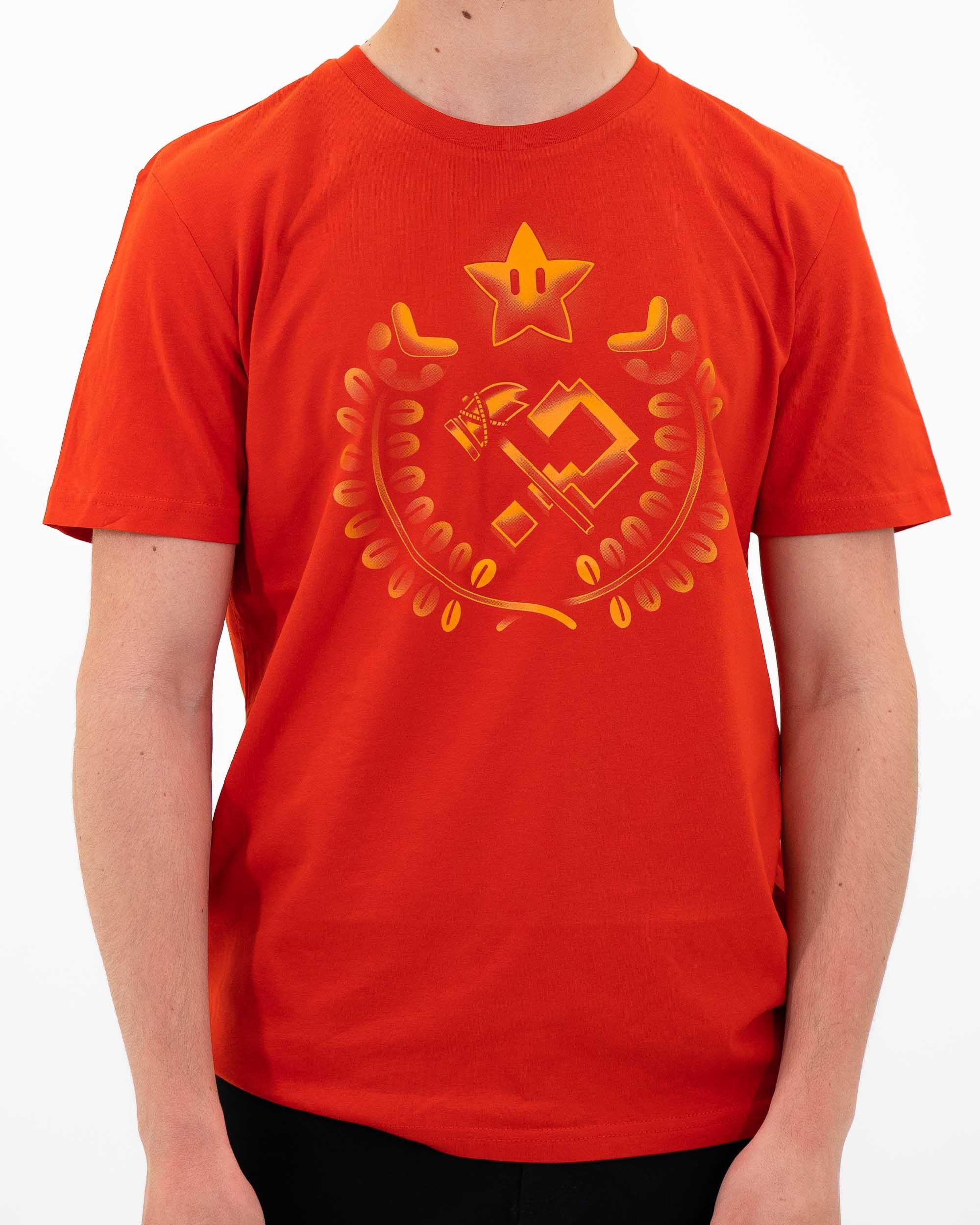 T-shirt Hammer & Question Mark de couleur Rouge par Ilustrata