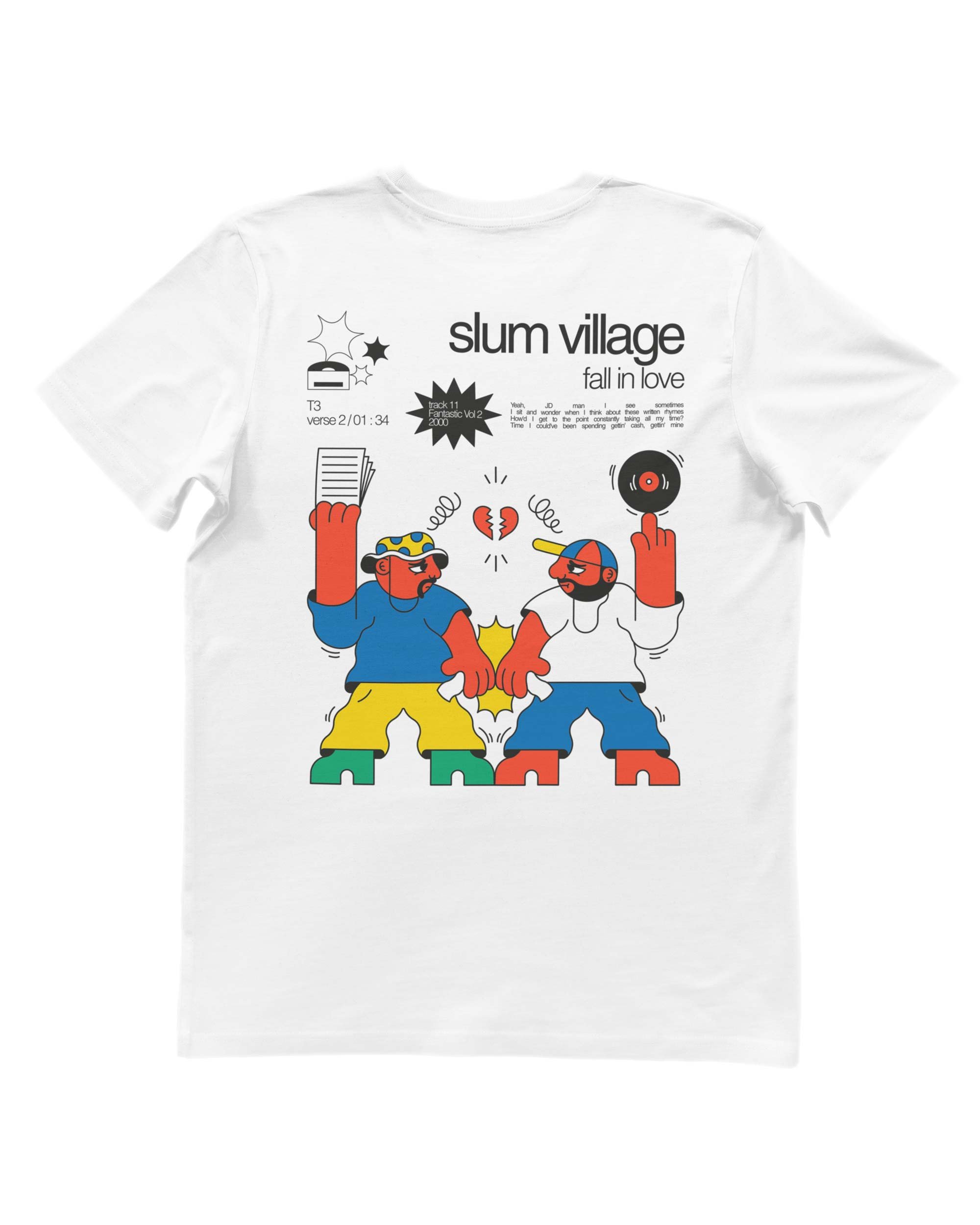T-shirt Slum Village Grafitee