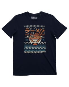 T-shirt Christmas Great Ramen Off Kanagawa Grafitee