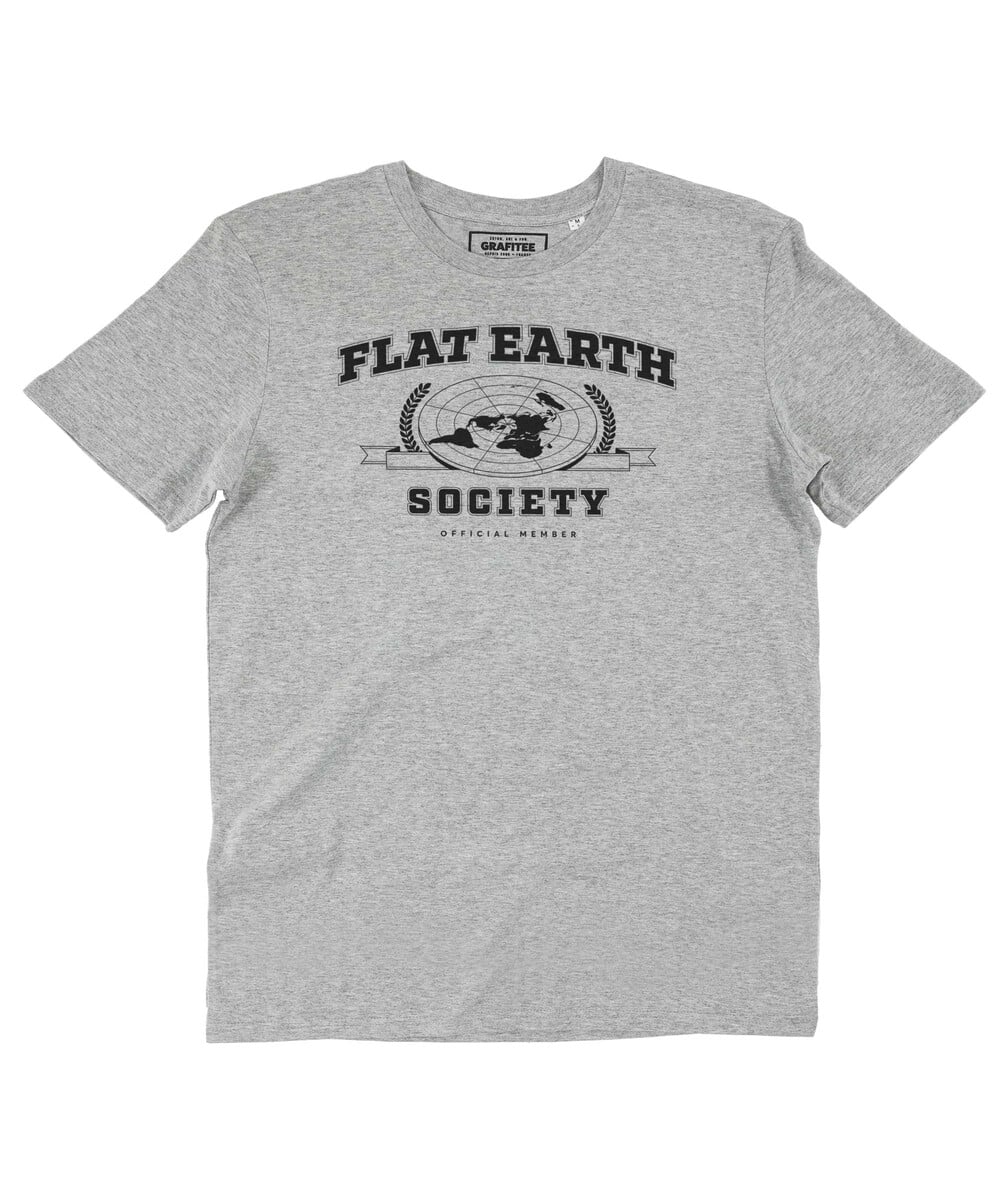 T-shirt Flat Earth Society Grafitee