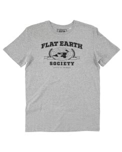 T-shirt Flat Earth Society Grafitee