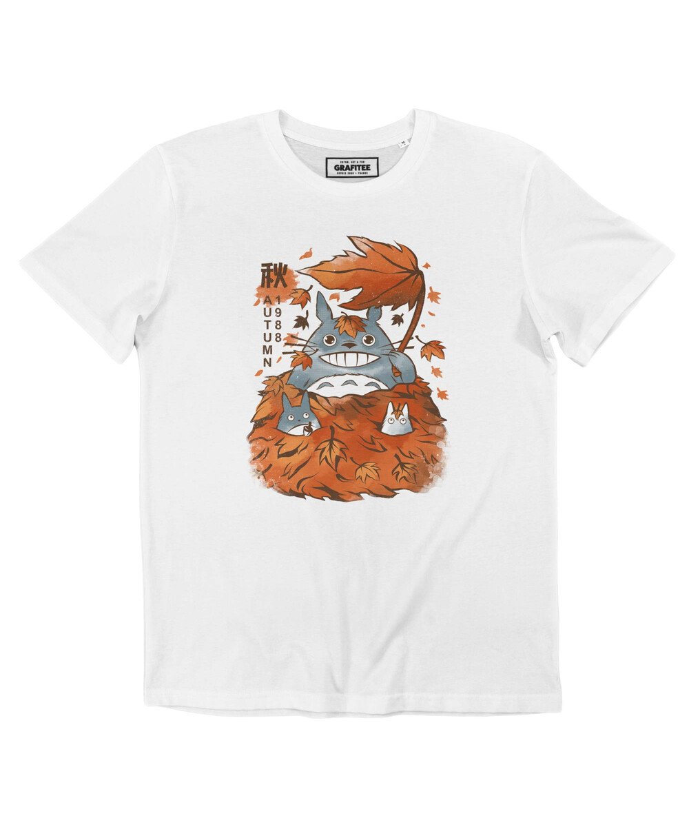 T-shirt Automne avec Totoro Grafitee
