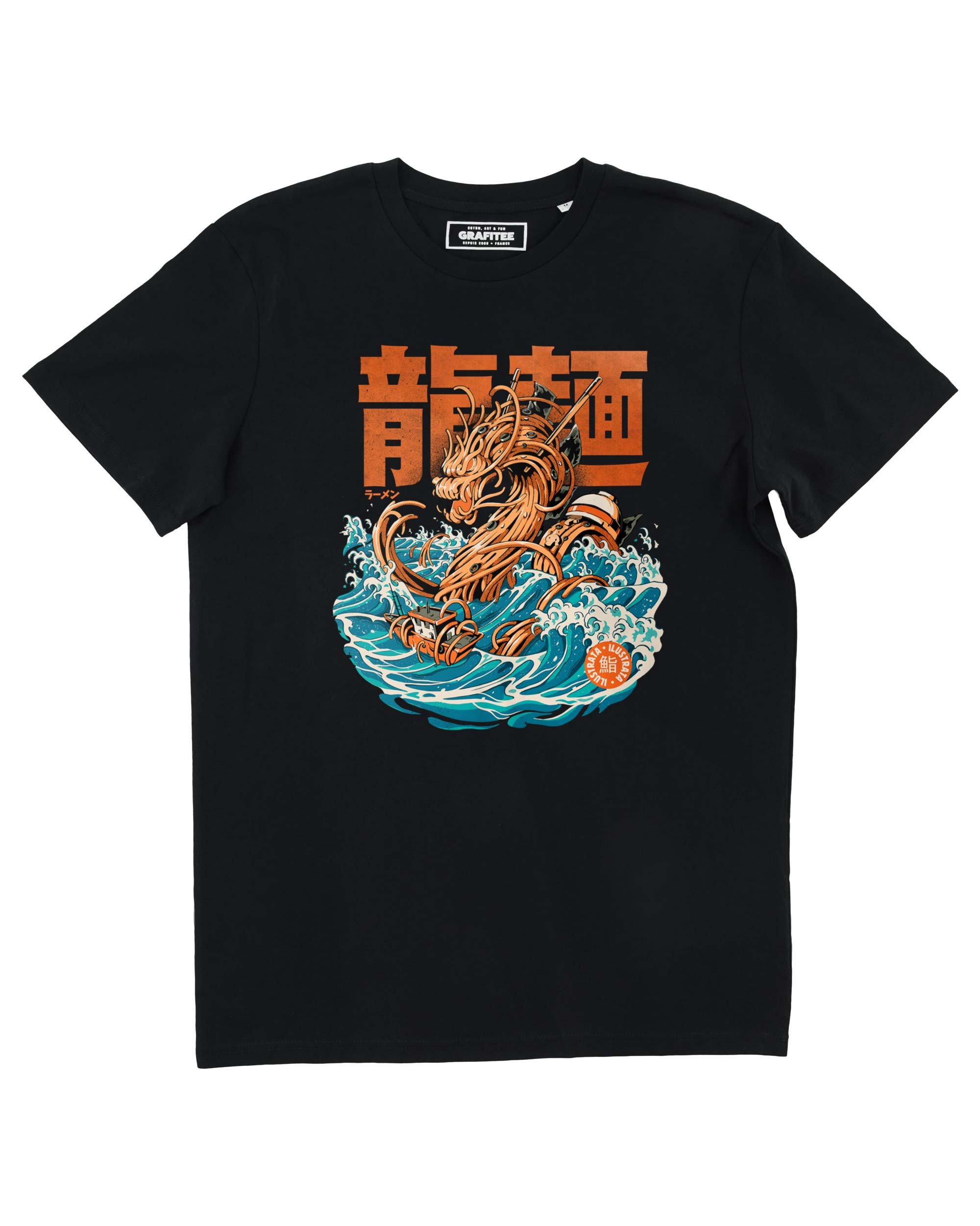 T-shirt Great Ramen Dragon Grafitee