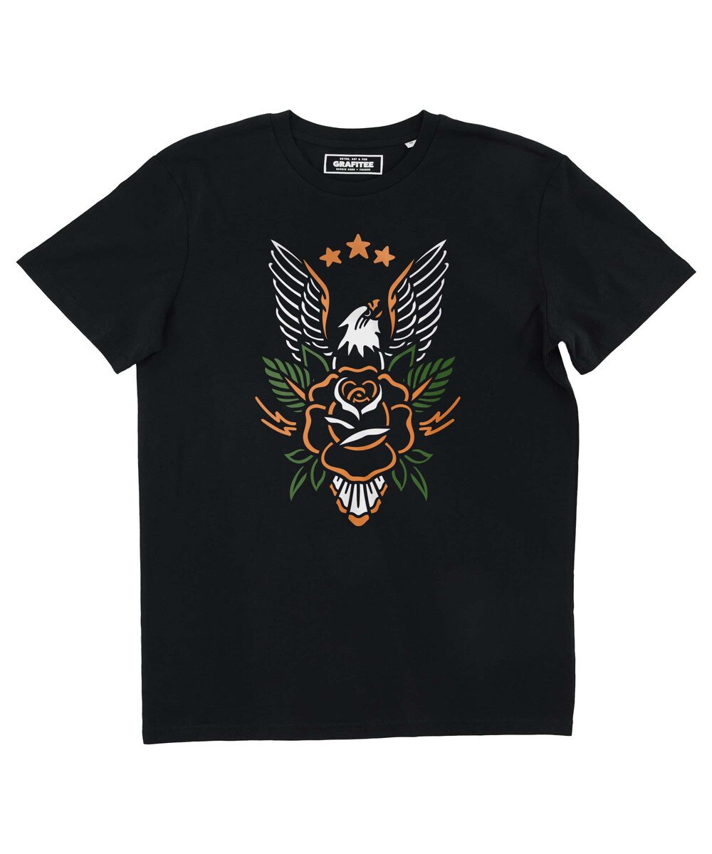 T-shirt Eagle n Roses Grafitee