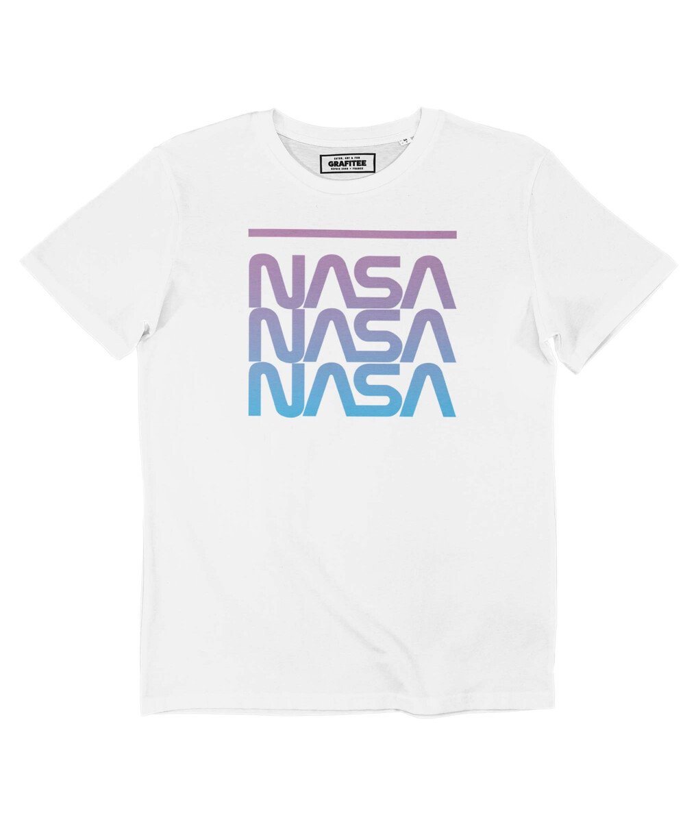 T-shirt Nasa Bleu Cosmique Grafitee