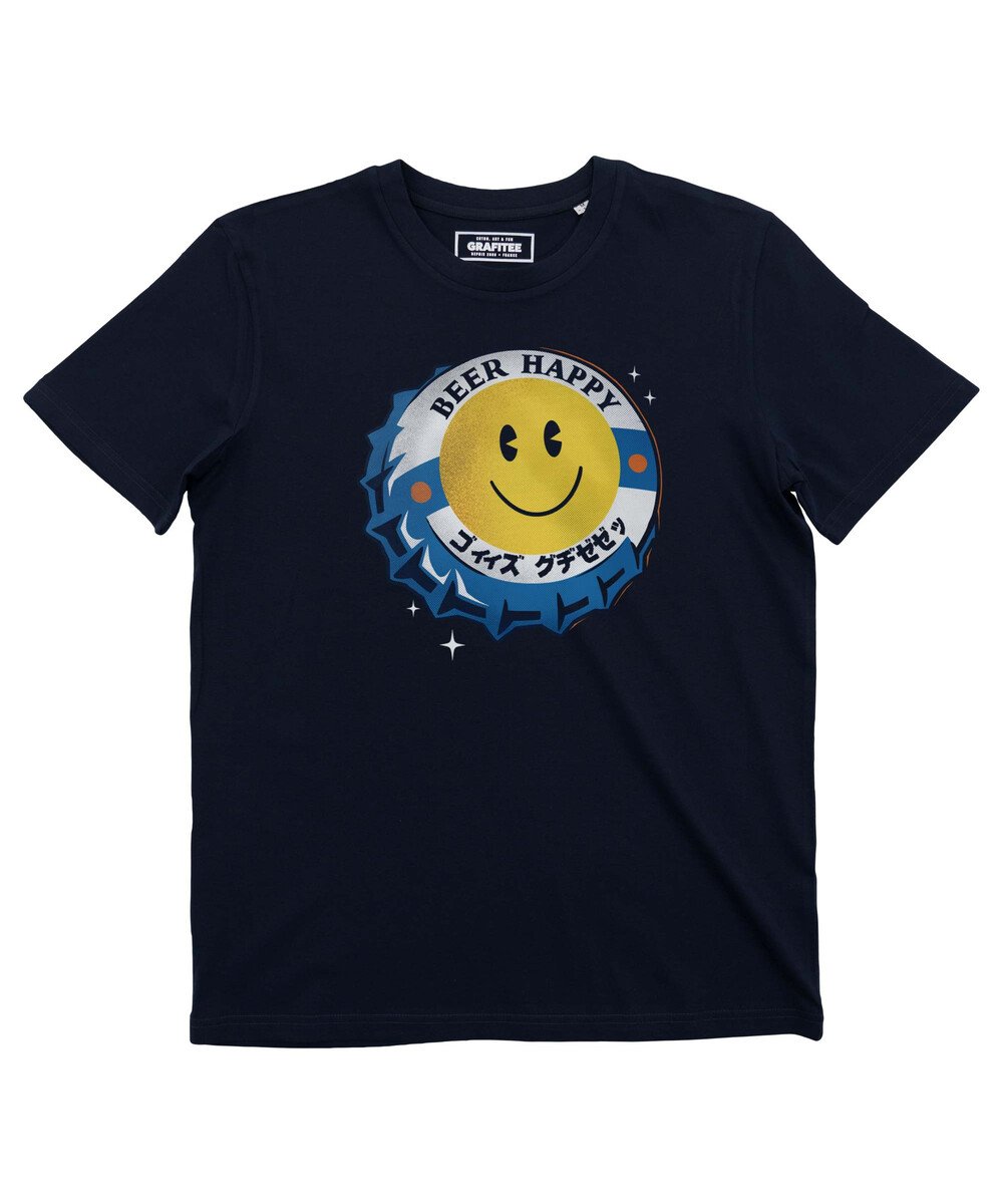 T-shirt Beer Happy Grafitee