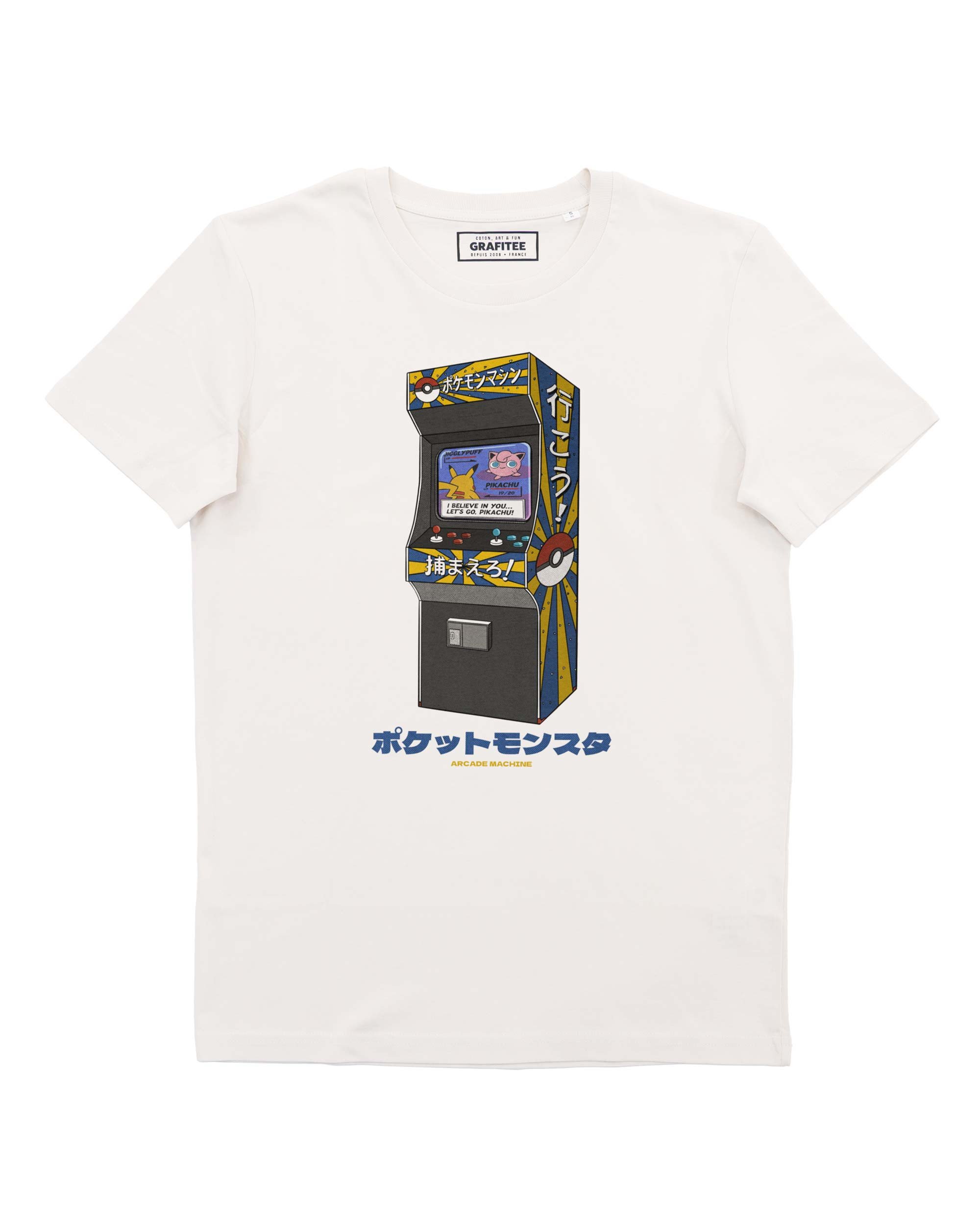 T-shirt Pokemon Machine d'Arcade Grafitee