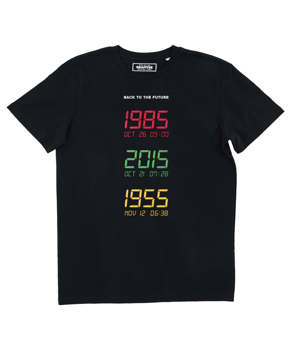 T-shirt Dates Retour vers le Futur Grafitee