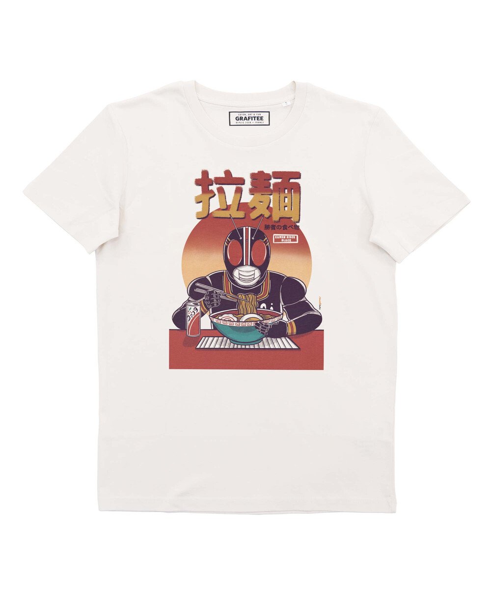 T-shirt Kamen Rider Black Ramen Grafitee