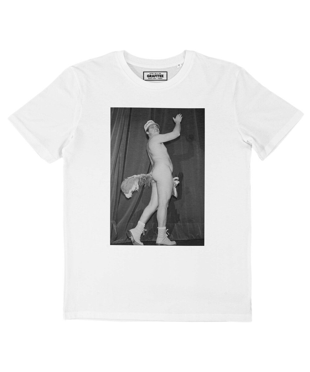 T-shirt Coluche Déplumé Grafitee