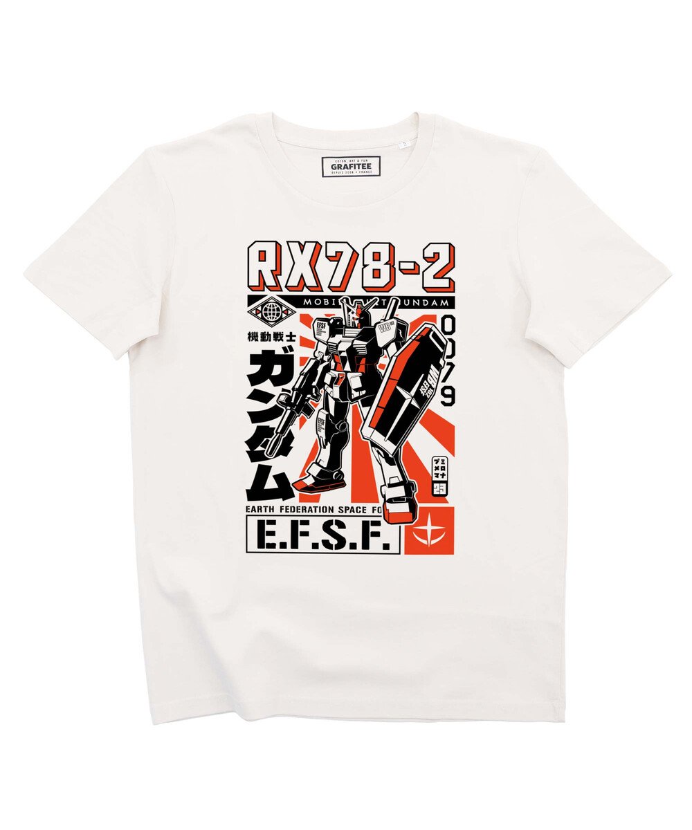 T-shirt Retro Gundam RX-78-2 Grafitee
